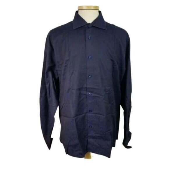 Bertigo 2XL Purple Floral Masterpiece Button Front Shirt - Picture 1 of 8